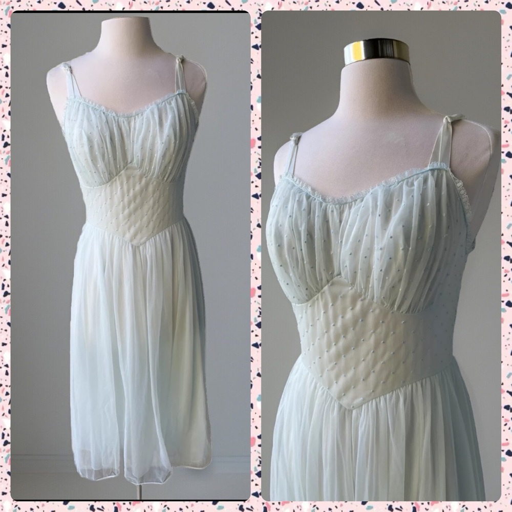 Vintage Light Blue Dress